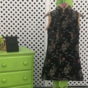 Qipao Dress with Fur